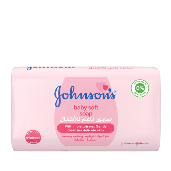 Johnson’s® baby soft soap the best soft soap for your baby.