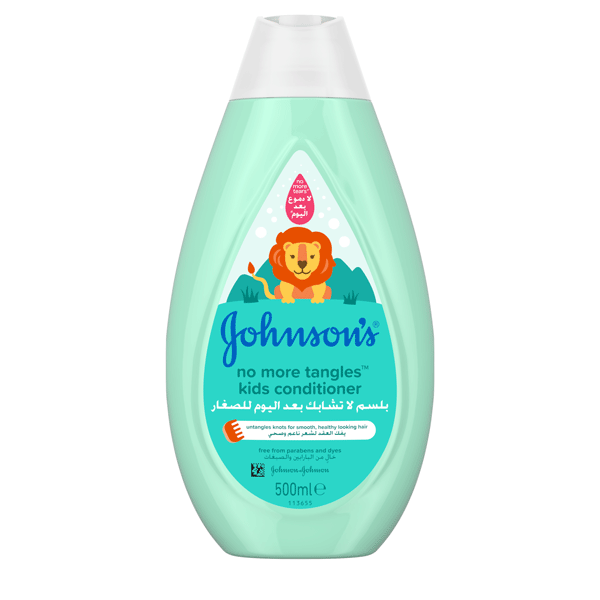 Johnson's® baby no more tangles™ kids conditioner the best conditioner for your baby.