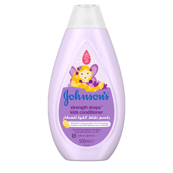 Johnson's® baby strength drops™ kids conditioner the best conditioner for your baby.