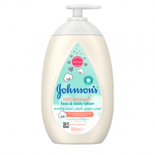 Johnson’s® cottontouch™ face & body lotion the best face & body lotion for your baby.