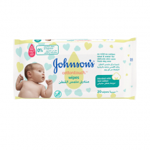 Johnson's ® baby cottontouch™ wipes the best wipes for your baby.