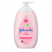 Johnson's® baby soft lotion the best soft lotion for your baby.